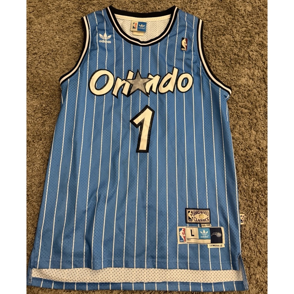 Tracy McGrady Orlando Magic #1‎ Adidas Hardwood Classics Swingman Jersey Size L